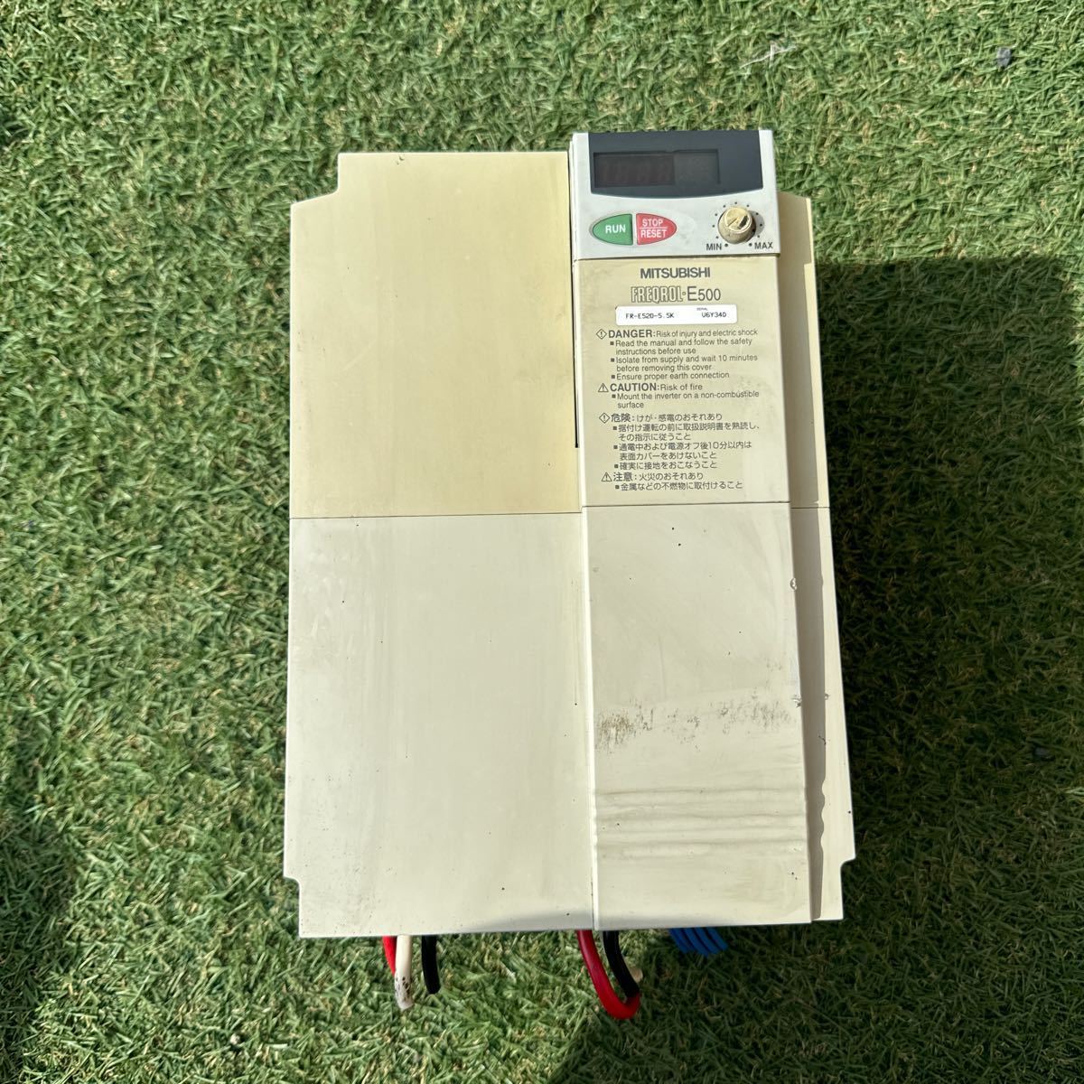 三菱電機 Mitsubishi FR-E520-5.5K インバータ FREQROL-E500