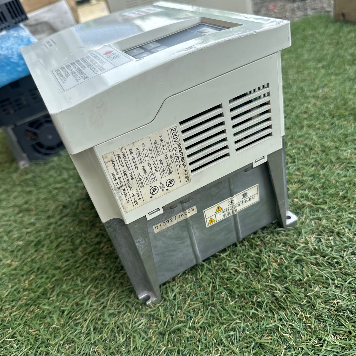 MATSUSHITA インバーター VF-7F 3.7kw 200V BFV70372F – TENNOMACHINE SHOP