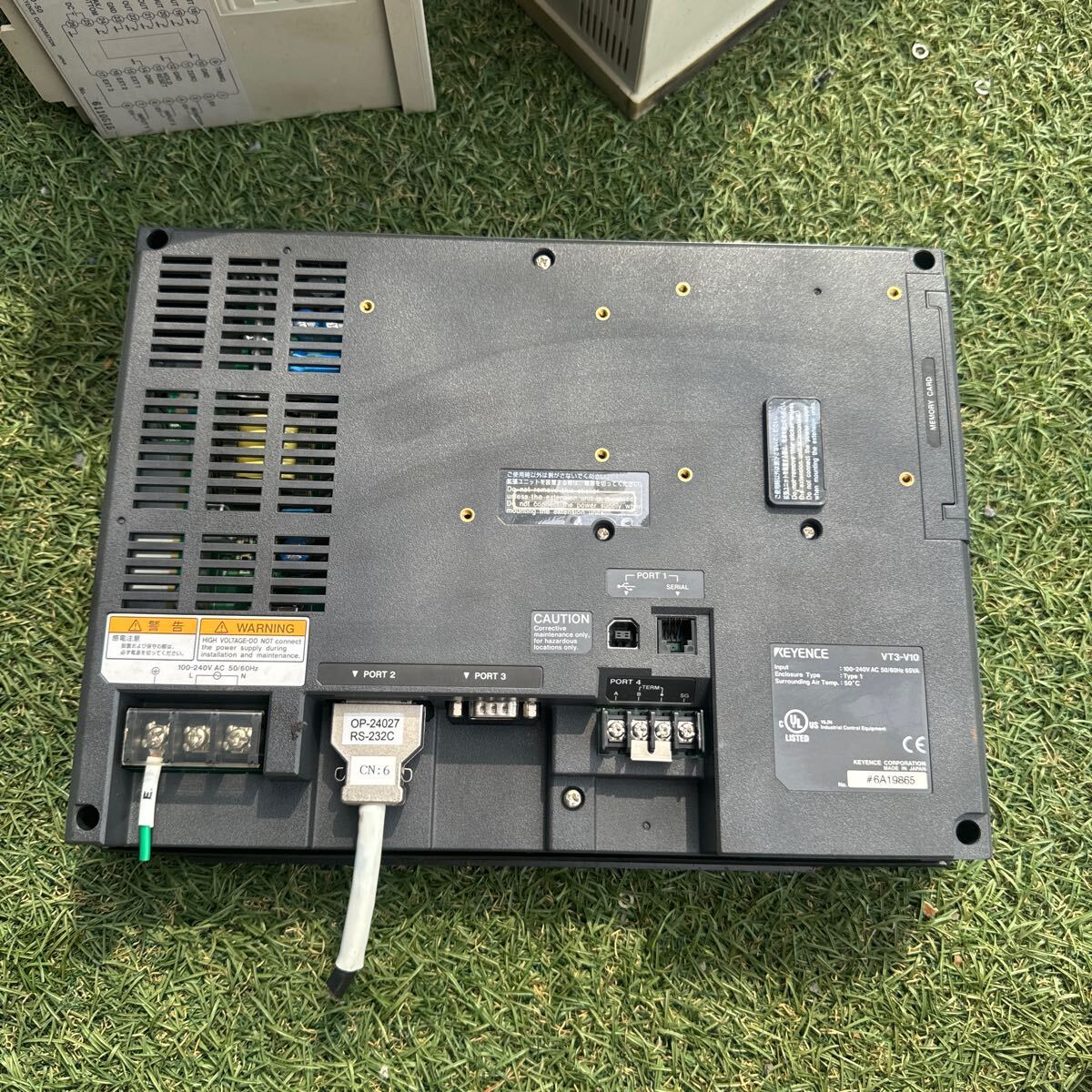 キーエンス　タッチパネル VT3-V10 VT3-V10 VT3-E3付き 10型 VGA TFTカラー タッチパネル