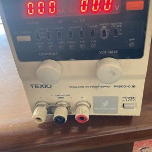 5A115 テクシオ　PA600-0.1B デジタル表示小型直流安定化電源 PA-Bシリーズ